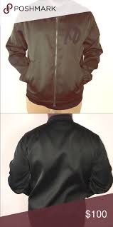 Jacket doesn't fit me like i want to so im selling it but this is the weeknd h&m collab dark green jacket. Limited Edition The Weeknd Xo Bomber Jacket Bomber Jacket Olive Green Bomber Jacket Bomber Jacket Men