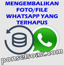 3 Cara Mengembalikan Foto File Whatsapp Yang Terhapus Ponselsoak Com