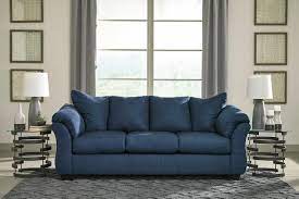 Signature design by ashley furniture. Ashley Darcy Blue Sofa Couch On Sale At Furniture And Mattress Warehouse Serving Holland Mi