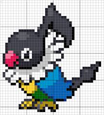 Chatot In 2020 Pixel Art Pokemon Minecraft Pixel Art