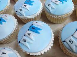 Here's the cute little baby shower bingo game for boys. Pin By Lucy On The Pantry Baby Shower Cupcakes For Boy Baby Shower Cupcakes Baby Shower Cupcakes For Girls