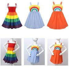 About 19% of these are girls' dresses, 3% are girls' clothing sets, and 0% are performance wear. Rainbow Color Kids Baby Girls Skirt Summer Sea Dress Casual Beachwear Sundress Ebay