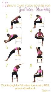 Yoga Poses For Dummies In 2020 Chair Yoga Yoga Routine Chair Exercises
