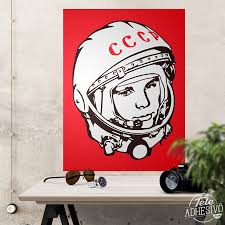 Yuri gagarin are a progressive, psychedelic rock band from gothenburg sweden that formed in swedish instrumental psychedelic/space rock band yuri gagarin from the e.p. Adhesive Vinyl Poster Astronaut Yuri Gagarin Muraldecal Com