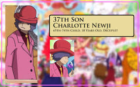 The largest group of the charlotte family arrive! Artur Library Of Ohara Pa Twitter But Of Course The Star Of The Show Is Charlotte Newshi The User Of The Gocha Gocha No Mi The Jumble Jumble Fruit Which Allows Him To Fuse With All Ten Of The Decuplets To Create A Monstrous Creature It Even Says That It S