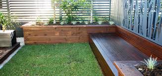 Engineered Sleeper Retaining Walls Garden Planter Boxes Garden Retaining Wall Garden Seating