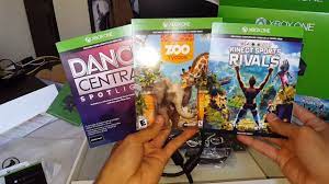 Kinect sports rivals, especialmente diseñada para la potencia de xbox one, sabe que eres un campeón y te lanza a un mundo de juego kinect sports rivals. Unboxing Xbox One 3 Juegos Kinect Youtube