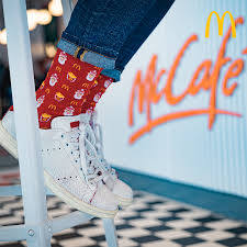 Xmas Socks By Mcdonald S Chaussette Noel Mc Do Chaussettes