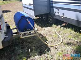 You will want to add this to your black and gray tanks after dumping in. How To Use A Portable Waste Tank And A Macerator Pump To Empty Your Rv Holding Tanks Without Breaking Down Camp The Quickest Way To Find Rv Dump Stations The