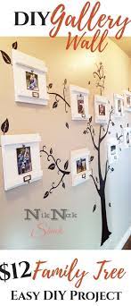 Gallery Wall Family Tree Diy Home Decor Nik Nak Shack Diy Gallery Wall Gallery Wall Diy Home Decor On A Budget