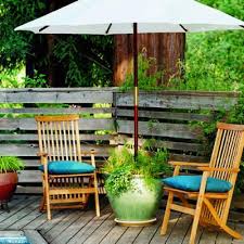 15 Idees De Jardinieres Deconome Support Parasol Jardinieres Diy Patio Diy