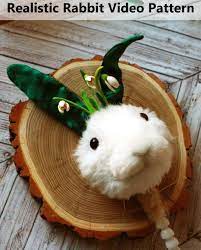 Plush Rabbit Toy Pattern Stuffed Realistic Bunny Animal Kid Etsy Easter Gifts For Kids Stuffed Toys Patterns Easter Kids