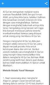 Berikut video tentang cara menghafal alquran mengunakan alquran tikrar. Cara Cepat Menghafal Al Quran For Android Apk Download