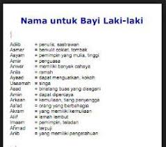 Daftar Nama Bayi Laki Laki Islami Modern Lengkap Beserta Artinya