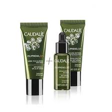 Caudalie Polyphenol C15 Skin Care Set Eye Creme Fluide Defense Serum