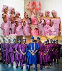 News In Pictures Celebrities Storm Banky W Adesua Etomis Traditional W African Traditional Wedding African Wedding Attire Nigerian Wedding Dresses Traditional