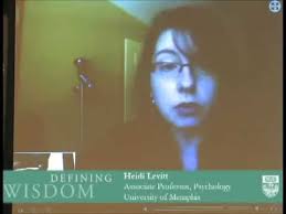 Heidi Levitt: Defining Wisdom meeting 2010