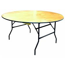 Elle est composée de 2 plateaux acollés. Location Table Pliante Ronde 183 12 Personnes Gc Evenementiel
