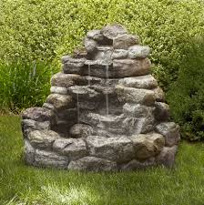 Exterior Image Unique Artificial Waterfall From Stones Arrangement Suitable For Backyard Decoration Mixed With Bahce Su Cesmeleri Fiskiye Dogadaki Etkinlikler