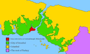 The Difference Between Constantinople City Of Istanbul And Istanbul Map Istanbul City