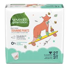Seventh Generation Baby Toddler Training Pants Medium Size 2t 3t 25 Count Pack Of 4 Packaging May Vary