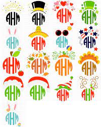 Download Machine Embroidery Designs And Applique Designs Bunnycup Embroidery Monogram Toppers Holiday Monogram Valentines Monogram Svg