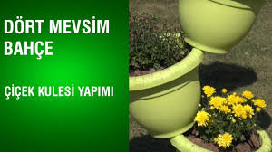 Yaz kış yeşil kalan sarmaşık üretimi. Dort Mevsim Bahce Cicek Kulesi Yapimi Youtube