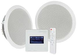 If you have a separate wall switch for your ceiling fan and light, then a wall mounted smart switch and smart fan speed control could work great for you. Avsl Bluetooth Ceiling Speaker Set With In Wall Bluetooth Amplifier Remote