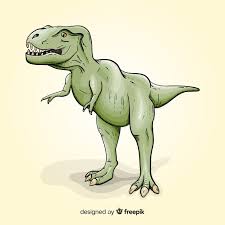 Free Vector Hand Drawn T Rex Background Free for commercial use no attribution required high quality images. free vector hand drawn t rex background