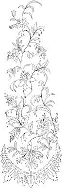Vintage flower pattern vintage flower frame. Digital Vintage Embroidery Pattern Free Vintage Clipart Black And White Clipart Vi Vintage Embroidery Embroidery Patterns Vintage Floral Embroidery Patterns