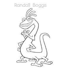 Monsters inc coloring pages randall. Monsters Inc Coloring Pages Playing Learning
