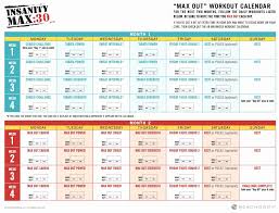 impressive insanity max 30 printable calendar insanity max 30 calendar insanity max insanity max 30