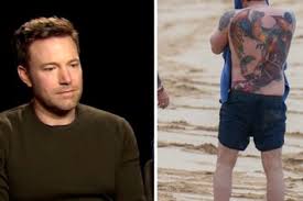 The tattoo made its first appearance in 2015, in a paparazzi shot taken on the set of affleck's passion project, live by night. Ben Affleck Has Spoken On Twitter About His Back Tattoo And Who Even Knew He Had Twitter