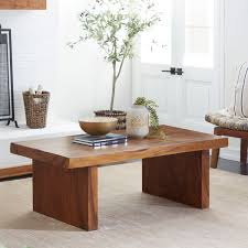 Adds a bold statement to your living room. Foundstone Dale Solid Wood Sled Coffee Table Wayfair