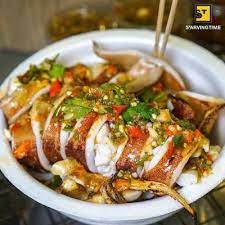 Sotong sumbat bakar sos ala thai. Resepi Sotong Bakar Sumbat Udang Sos Cili Hijau Manis Ala Thai Di 2021 Resep Makanan Makanan Memasak