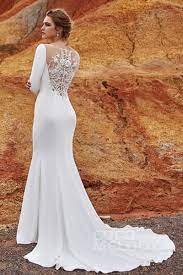 Usd 799 Trumpet Mermaid Bateau Knitted Fabric Wedding Dress Ld5817 Wedding Dresses Simple Wedding Dresses Dream Wedding Dresses