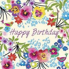 Festive Happy Birthday Flower Images For Her 12 Jpg 600 600 Happy Birthday Floral Happy Birthday Flower Happy Birthday Greetings