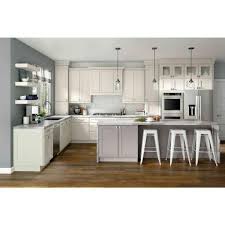 Get free shipping on qualified kraftmaid kitchen cabinets or buy online pick up in store today in the kitchen department. Kraftmaid Welch Maple Moonshine Pebble Grey Hdinstwmmpb The Home Depot