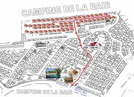 Camping de la baie, pour d'agréables vacances. Karten Und Plane Sprachlager Cavalaire