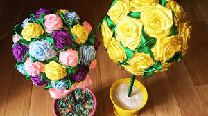 Поделки из лент и ленточек. Мастер-классы и видеоуроки