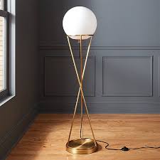 Solis Glass Globe Floor Lamp Reviews Cb2 Globe Floor Lamp Modern Floor Lamps Floor Lamp