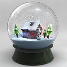 Decorate For Christmas With Snow Globes Snow Globe Snowglobe V2 3d Model Obj 3ds Fbx C4d 1 Vlekevd Christmas Snow Globes Snow Globes Homemade Snow Globes