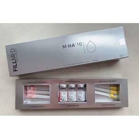 Fillmed M-HA 10 3pcs*3ml | New Package of Filorga M-HA 10 | Pure Hyaluronic Acid | 10mg/ml HA Concentration | 100% Genuine