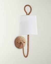 Bimini Single Light Nautical Rope Sconce Explore the beautiful seafarer nautical rope sconce photo gallery and find out exactly why houzz is the best experience for home renovation and.
