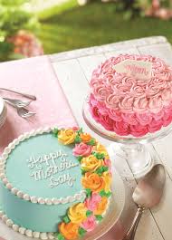 These treats are worthy of the mama who does it all; Baskin Robbins Is Celebrating Moms Nationwide This May With Colorful Rosette Ice Cream Cakes And Mom S Makin Cookies Flavor Of The Month Baskin Robbins