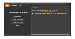 The zip file contains an executable file that you can directly run on the windows platform. Download Mi Account Unlock Tool Remove Mi Cloud Verification 2021