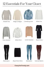 12 Essentials Every Woman Needs In Her Closet Classy Yet Trendy Classy Yet Trendy Fashion Capsule Winter Capsule Wardrobe