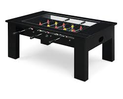 Just as you might expect from the name! Foosball Coffee Table Coffee Table Foosball Coffee Table Game Room Decor