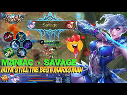 Bang bang and learn more about the game here! Savage Maniac Miya Still The Best Marksman Gameplay Build Mobile Legends Patch 2 08 Youtube
