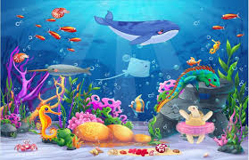 Belajar cara menggambar hewan laut ikan paus, gurita, kepiting, dan bintang laut dengan mudah. 900 Koleksi Gambar Hewan Laut Wallpaper Hd Gambar Hewan